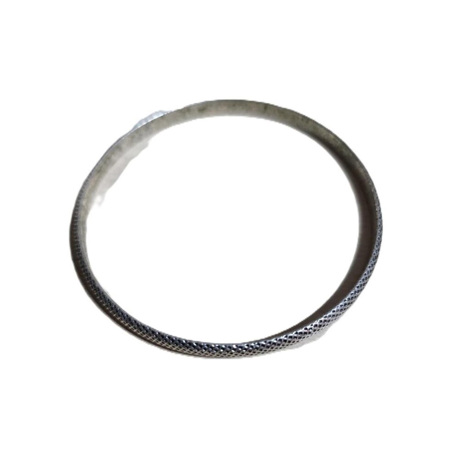 Other Fine Grid Mesh Motif Sterling Silver Bangle Bracelet India Size ONE SIZE - 3 Thumbnail