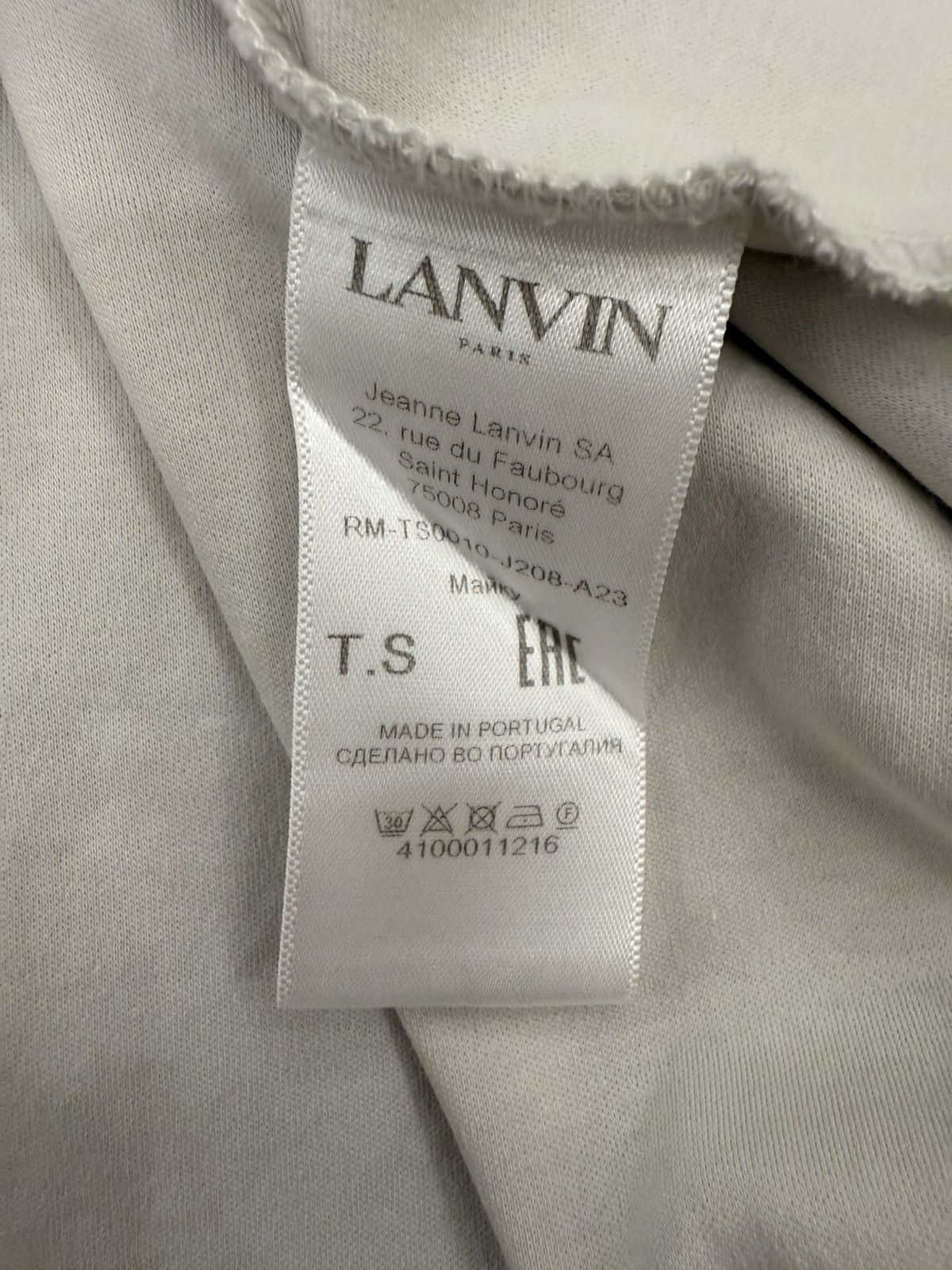 Lanvin Lanvin White Shirt Size US S / EU 44-46 / 1 - 8 Thumbnail