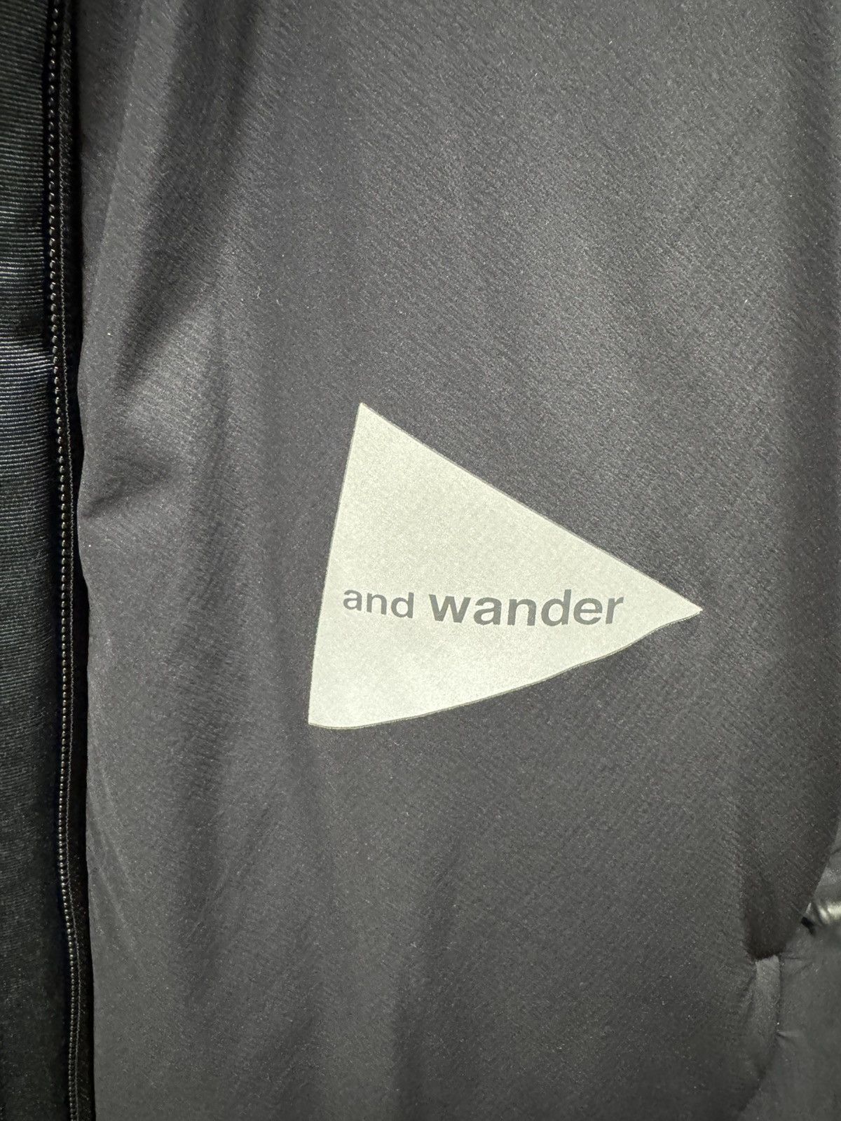 And Wander AND WANDER Black Top Fleece Jacket Size US L / EU 52-54 / 3 - 3 Thumbnail