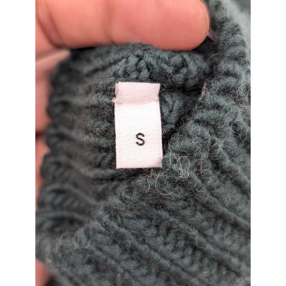 Bottega Veneta o1rshd1 Size: S / Wool Handknit Gloves in Billiard Size ONE SIZE - 8 Thumbnail
