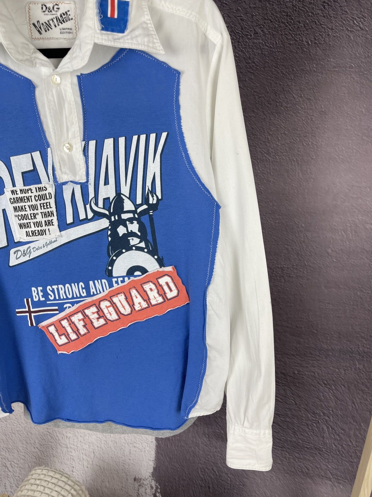 Dolce & Gabbana Very Rare Dolce & Gabbana Reykjavik Iceland Shirt Size US M / EU 48-50 / 2 - 6 Thumbnail