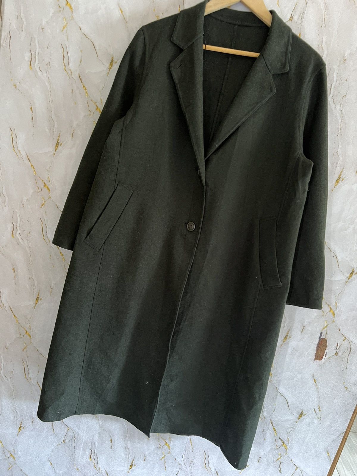 Japanese Brand Uniqlo Ines de La Fressange Long Jacket / Coat Size US L / EU 52-54 / 3 - 7 Thumbnail
