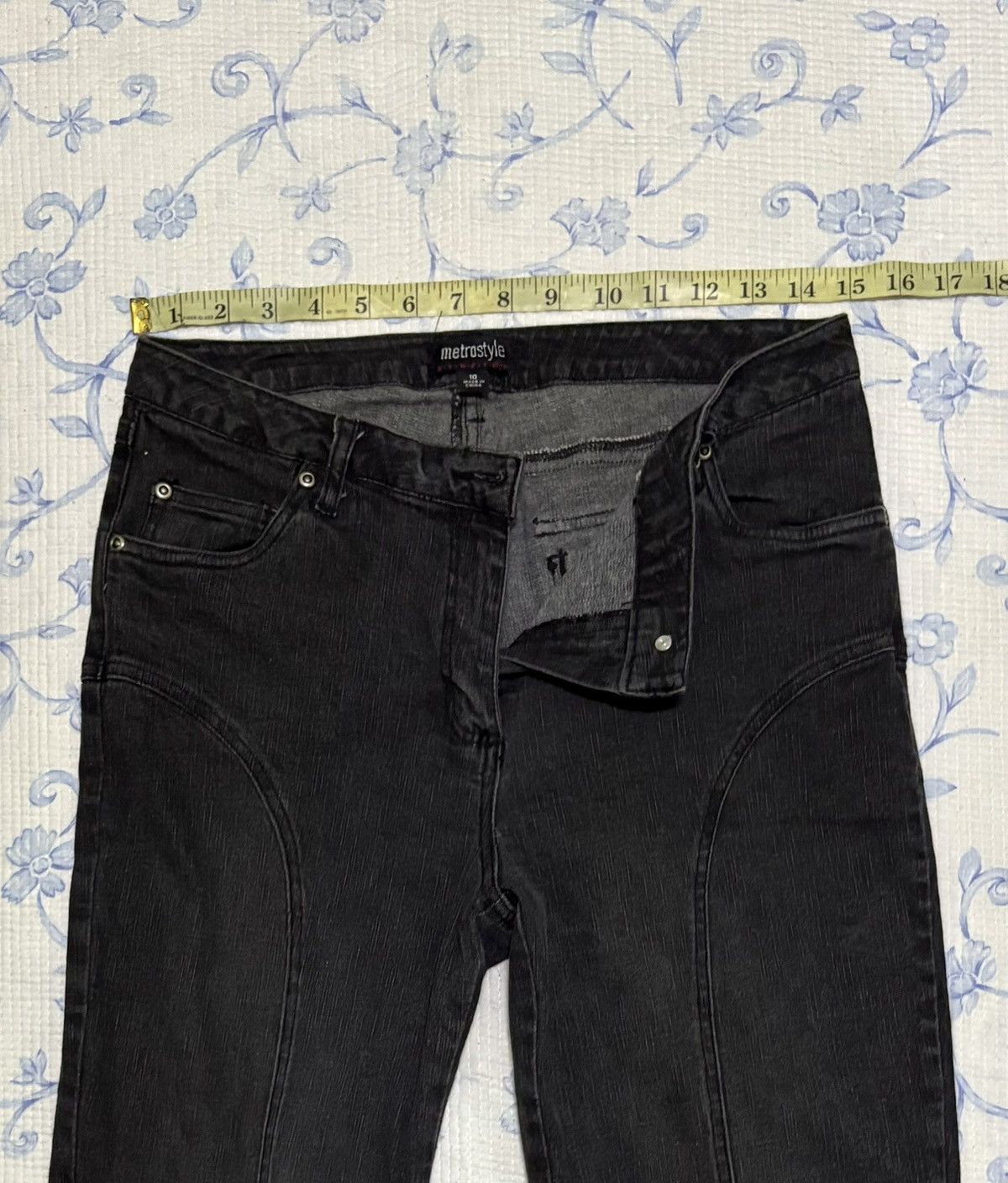 Other Metro Style Streetwear Flared Denim Jeans Size US 30 / EU 46 - 4 Thumbnail