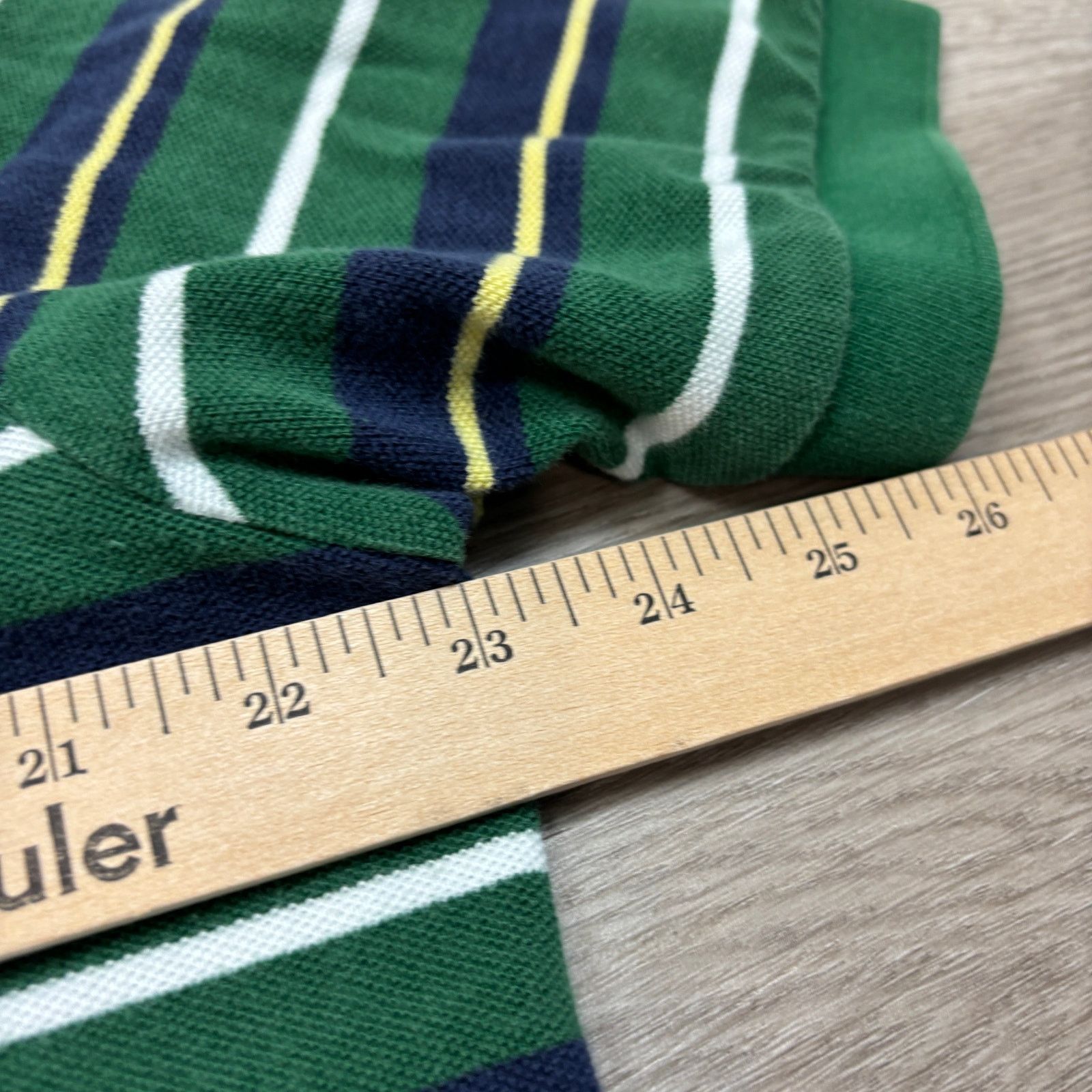 Polo Ralph Lauren × Vintage Vintage Polo Ralph Lauren Striped Polo Shirt Men's Large Size US L / EU 52-54 / 3 - 6 Thumbnail