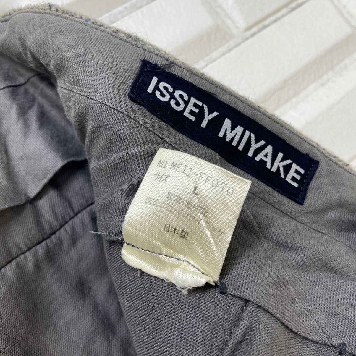 Issey Miyake Vintage 90s Issey Miyake for Men Wide Baggy Wool Pants Size US 30 / EU 46 - 18 Thumbnail