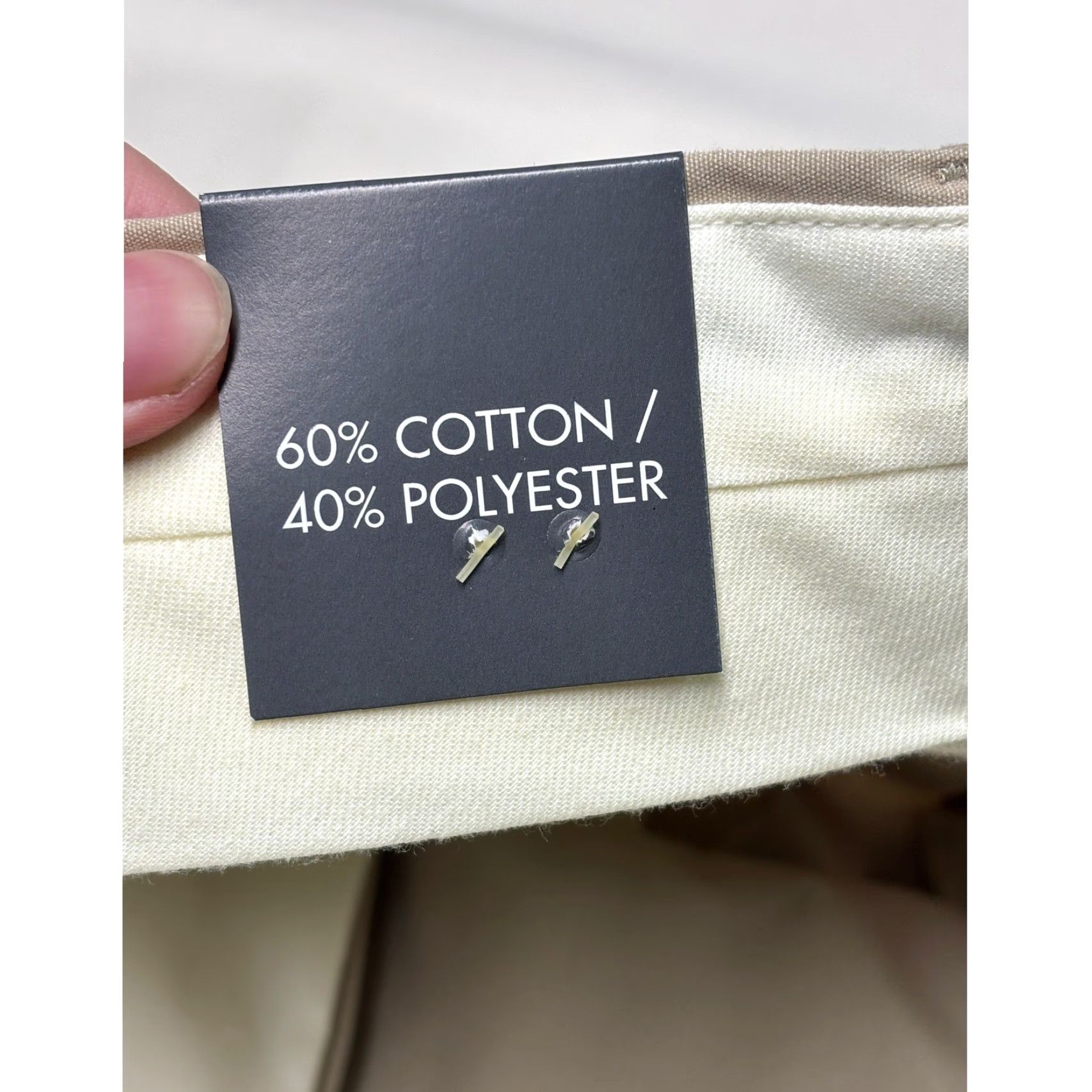 Vintage NWT JOS A BANK Mens Khaki Microsanded Poplin Pants 40x29 High Performance Size US 40 / EU 56 - 6 Thumbnail