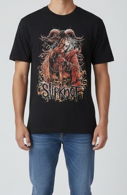 Band Tees T SHIRT BAND SLIPKNOT Size US XL / EU 56 / 4 - 1 Thumbnail