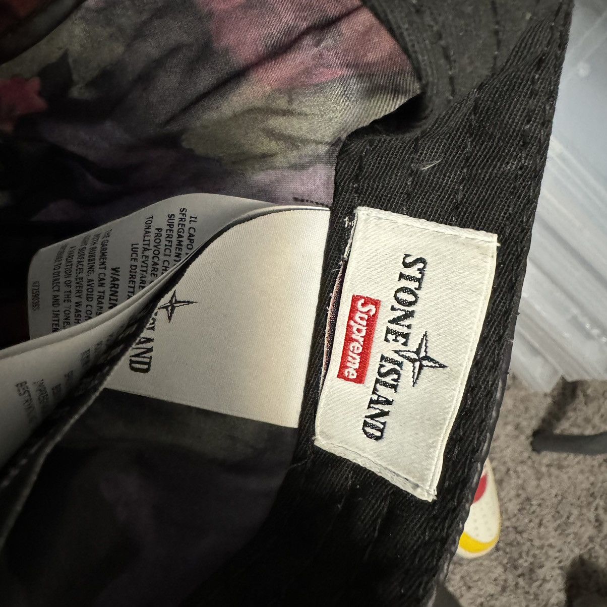 Stone Island × Supreme Supreme x Stone Island Lamy Stampato 6 Panel Hat Size ONE SIZE - 11 Thumbnail