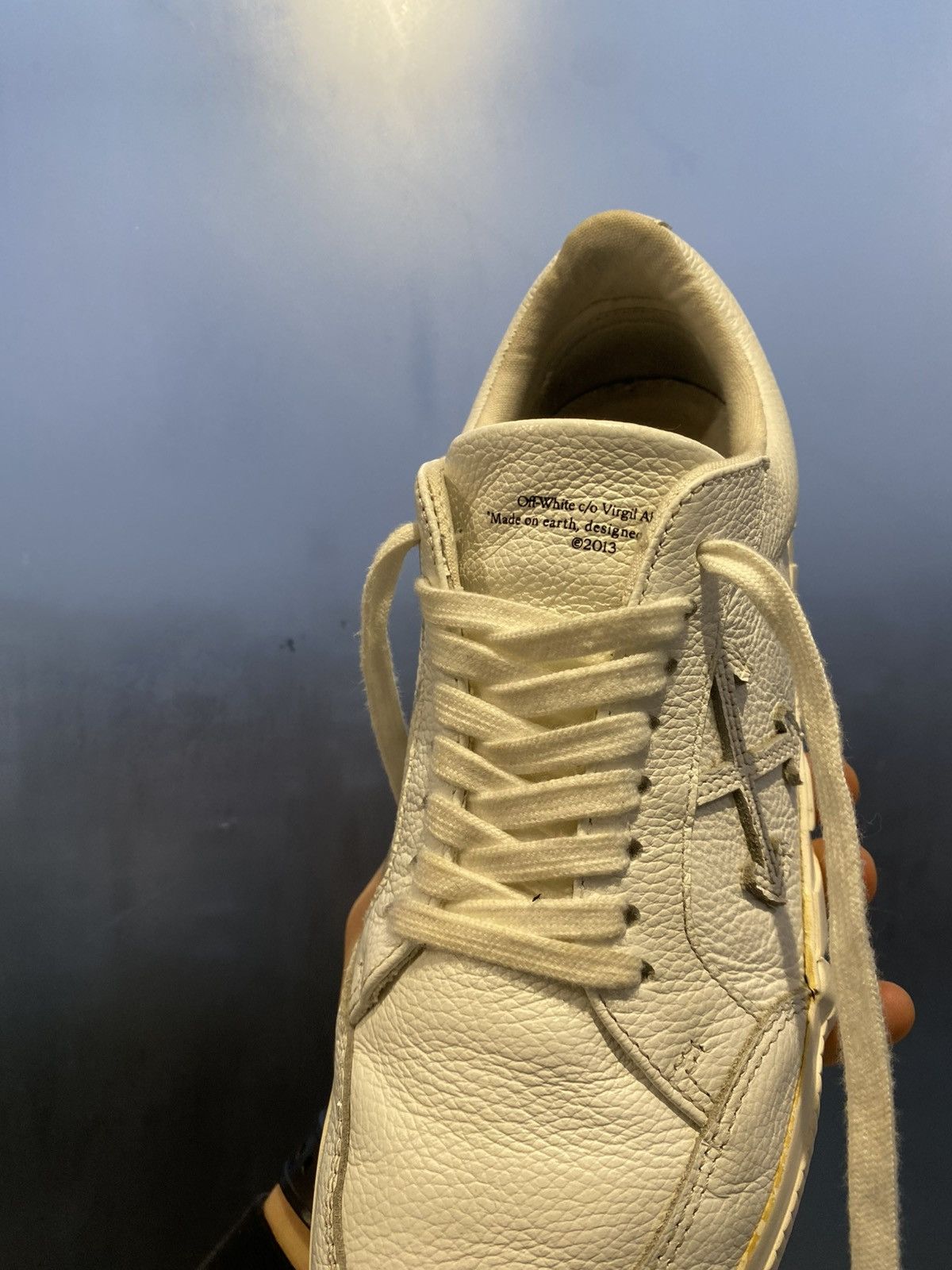 Off-White Off-White Vulc Low Leather White Size 41 Size US 7.5 / EU 40-41 - 10 Thumbnail