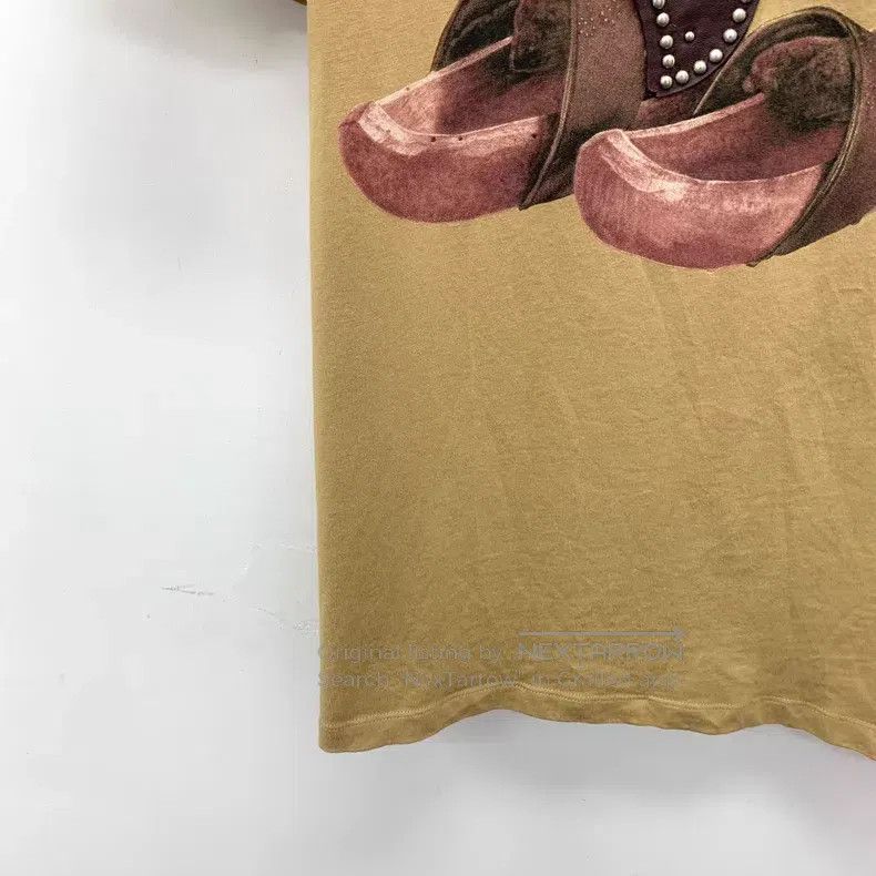 Other Loewe Brown Logo Lettering Studs Printed Design Cotton Rou Size M / US 6-8 / IT 42-44 - 4 Thumbnail