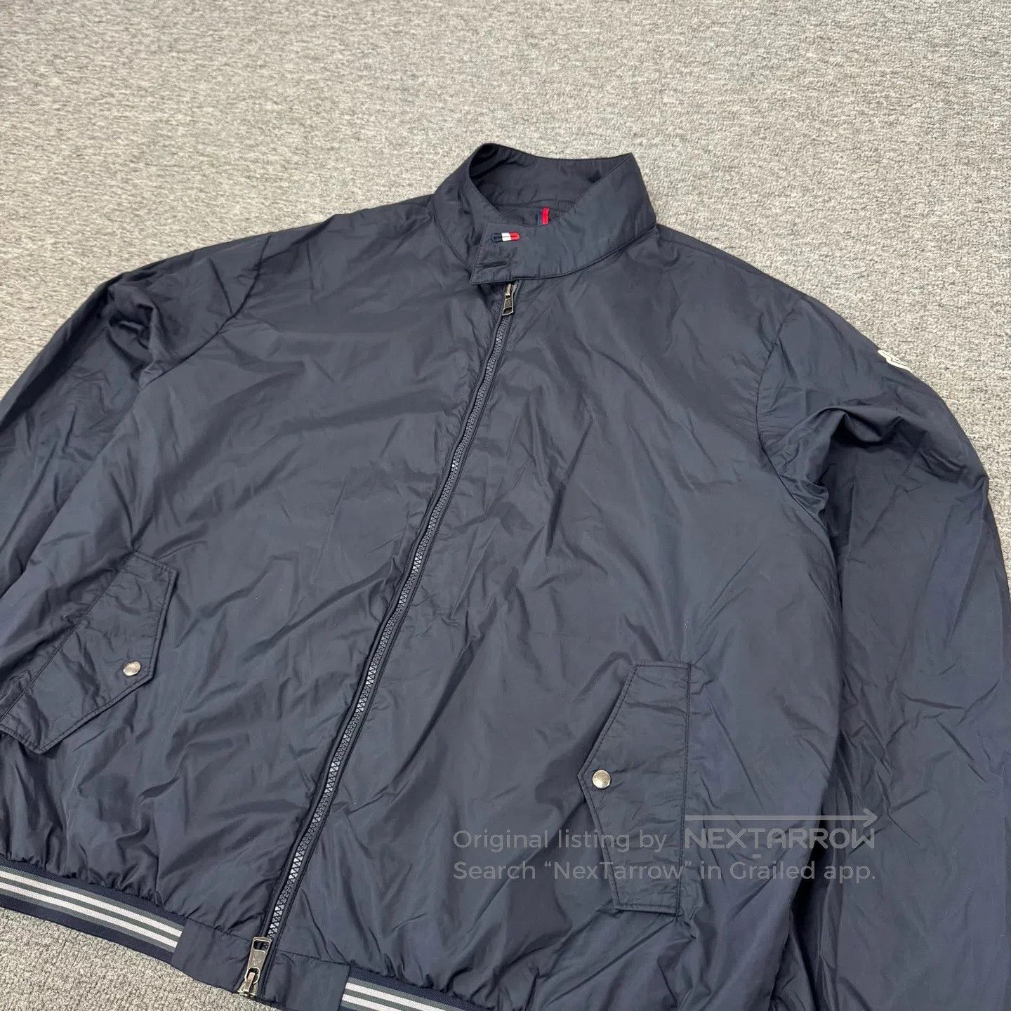 Moncler Moncler size 190 Armhole logo on the thin cotton jacket| Size US XXL / EU 58 / 5 - 3 Thumbnail