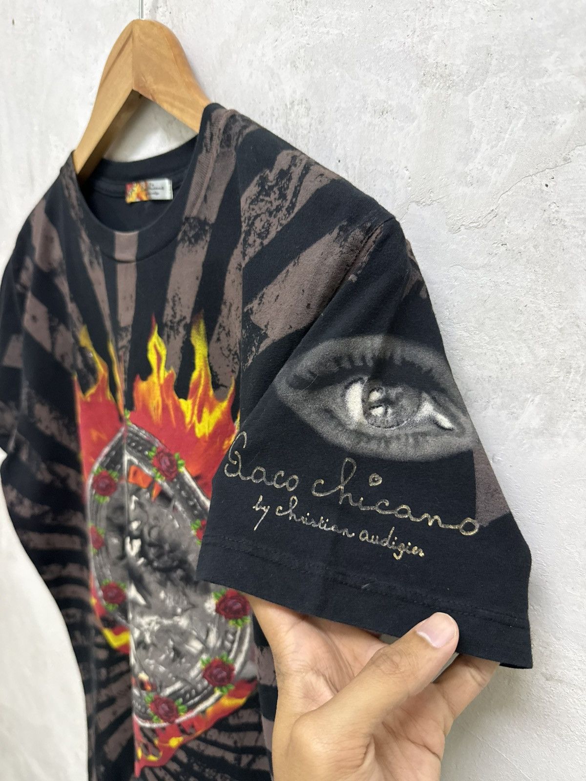 Ed Hardy 2000s Ed Hardy One Eyeball y2k Tee Size US M / EU 48-50 / 2 - 5 Thumbnail