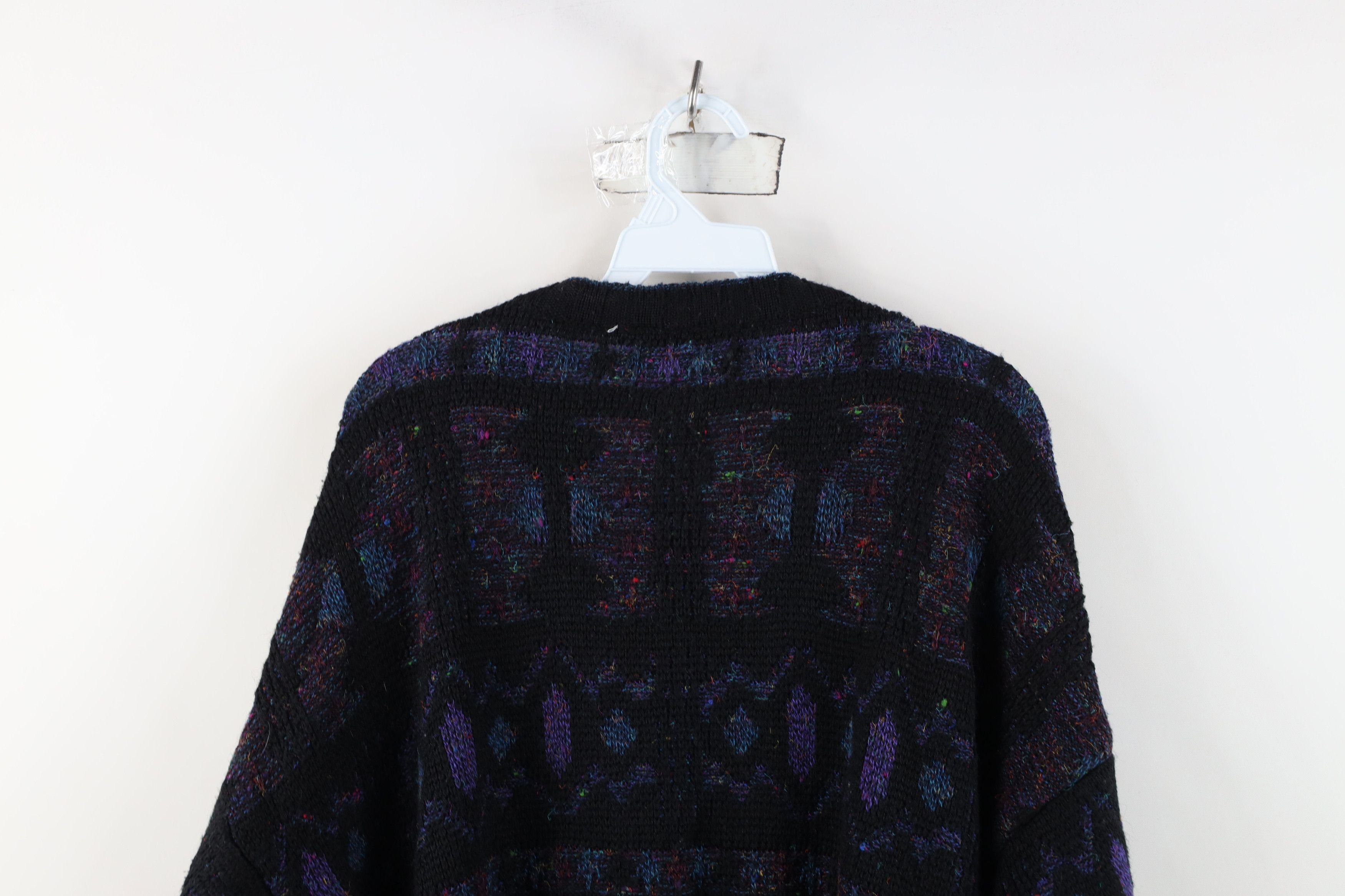 Vintage Vintage 90s Coogi Style Rainbow Wool Blend Knit Sweater Size US XL / EU 56 / 4 - 8 Thumbnail