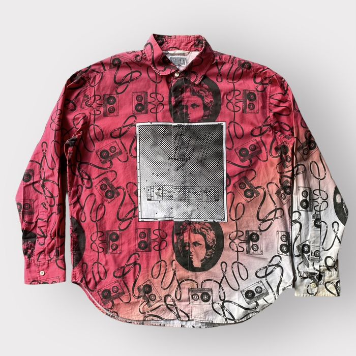 Cav Empt Cav Empt Pink Dye Cassette Tape Oversize Shirt Grailed