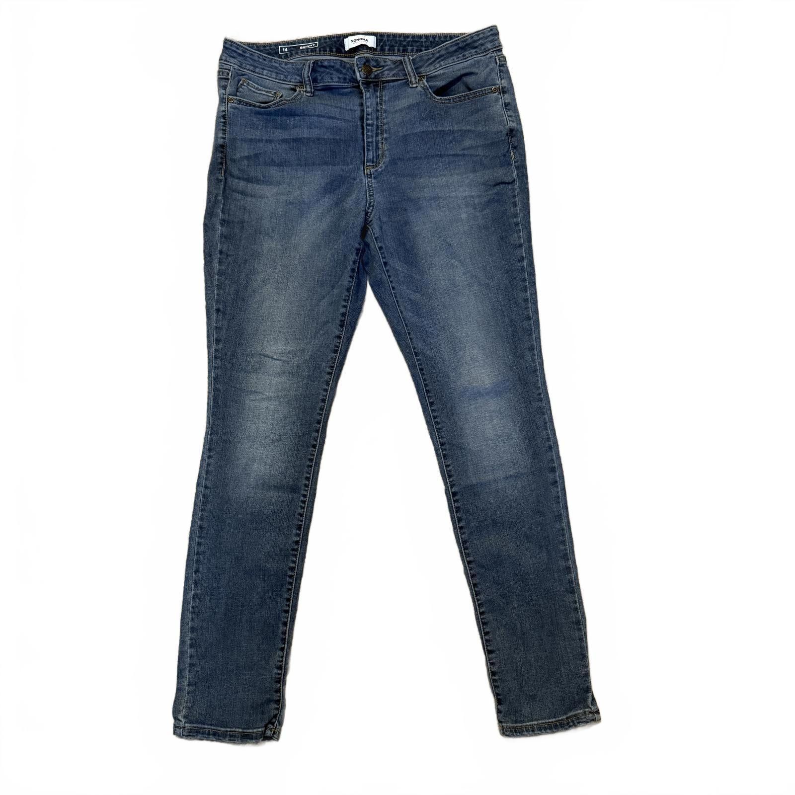 Sonoma Sonoma Goods For Life skinny jeans women’s 14 Size 36" / US 14 / IT 50 - 1 Thumbnail