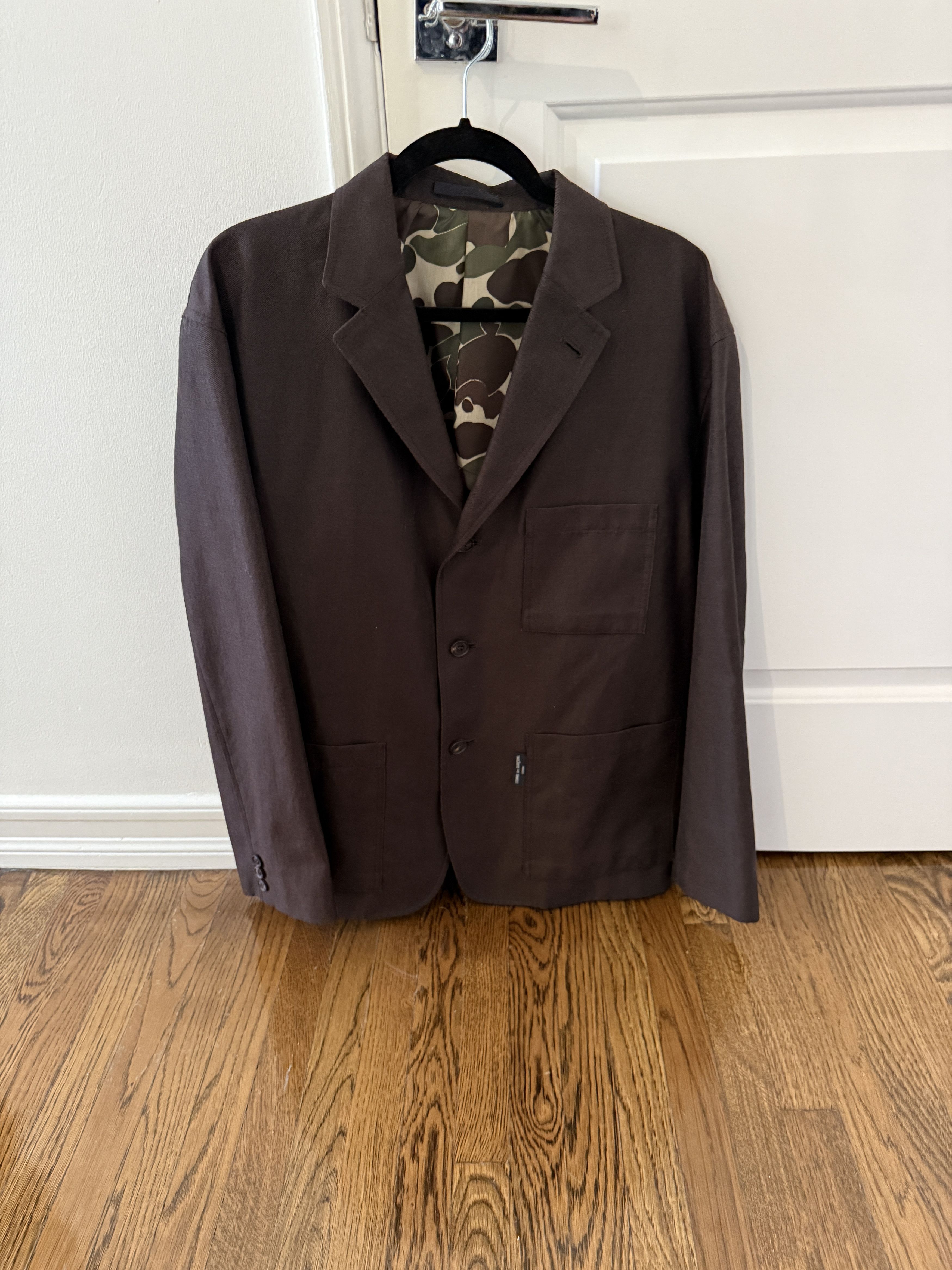 Brown Three-Button Blazer
