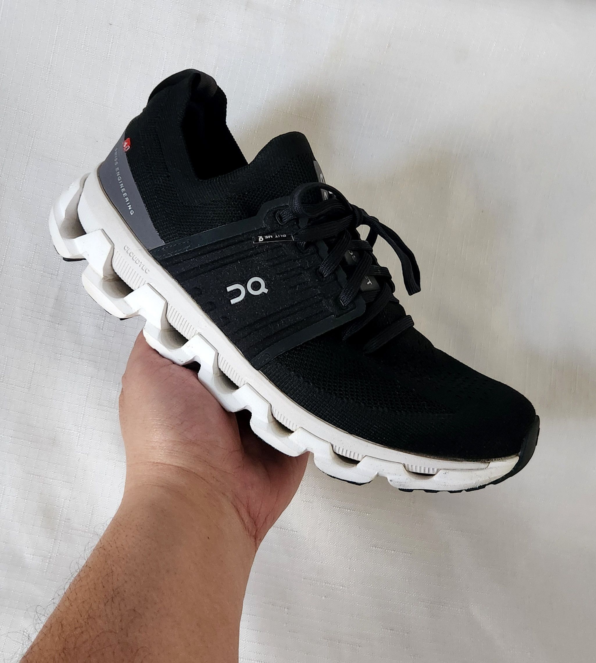 On On Cloud Swift 3 running sneakers Black white SZ 10 Women's Size US 10 / IT 40 - 16 Thumbnail