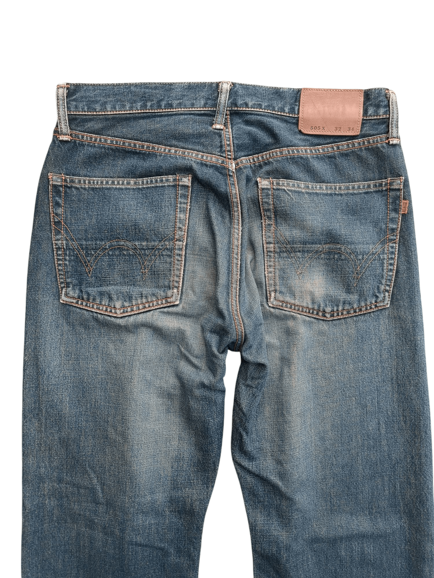 Edwin × Vintage Vintage Edwin Japan 505 X Selvedge Orange Tab Denim E252 Size US 32 / EU 48 - 8 Thumbnail