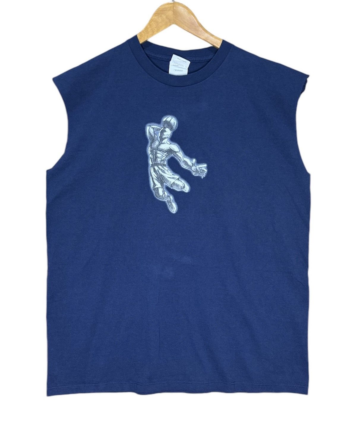 NBA × Vintage Vintage And1 Basketball Sleeveless T- Shirt Size US L / EU 52-54 / 3 - 2 Thumbnail