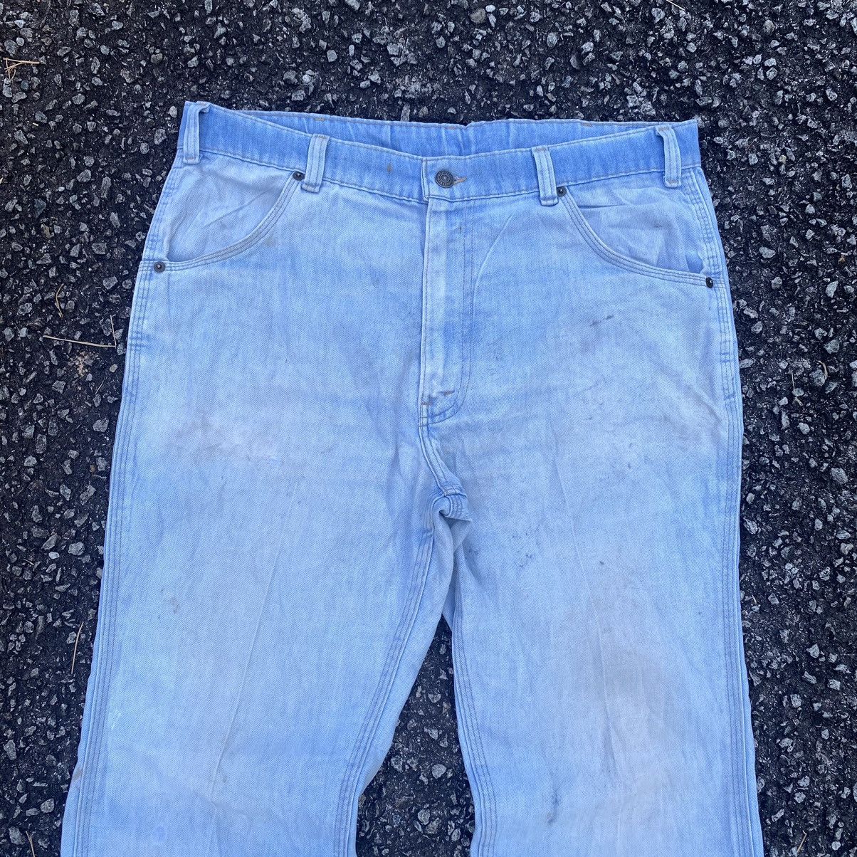 Levi's × Vintage Vintage Levis San Francisco Orange Tag Flare Denim Jeans Size US 34 / EU 50 - 3 Thumbnail