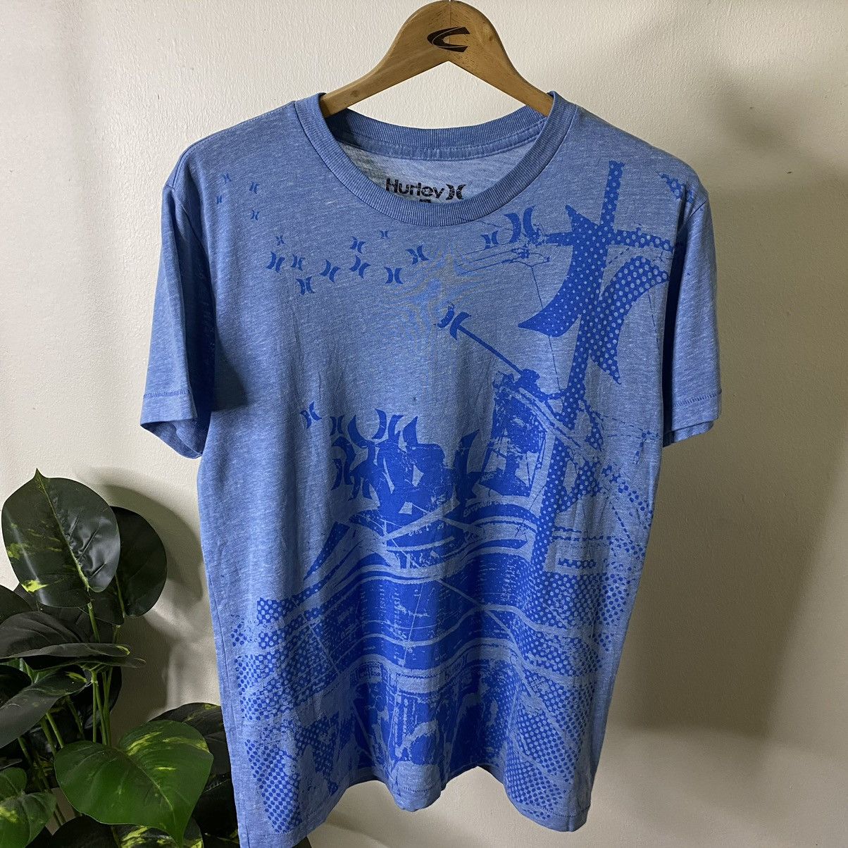 Hurley Hurley Surf AOP Graphic Triblend T Shirt Size US M / EU 48-50 / 2 - 2 Thumbnail