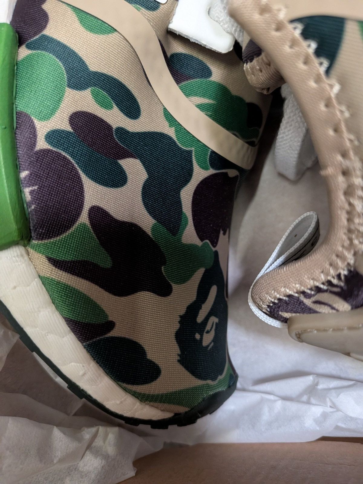 Adidas adidas NMD R1 A Bathing Ape Bape Green Camo BA7326 US8.5 Size US 8.5 / EU 41-42 - 8 Thumbnail