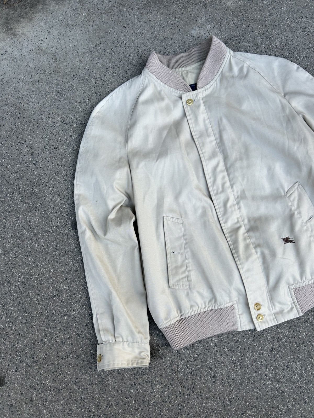 Burberry Vintage Burberry’s beige Jacket with small logo streetwear Size US M / EU 48-50 / 2 - 2 Thumbnail