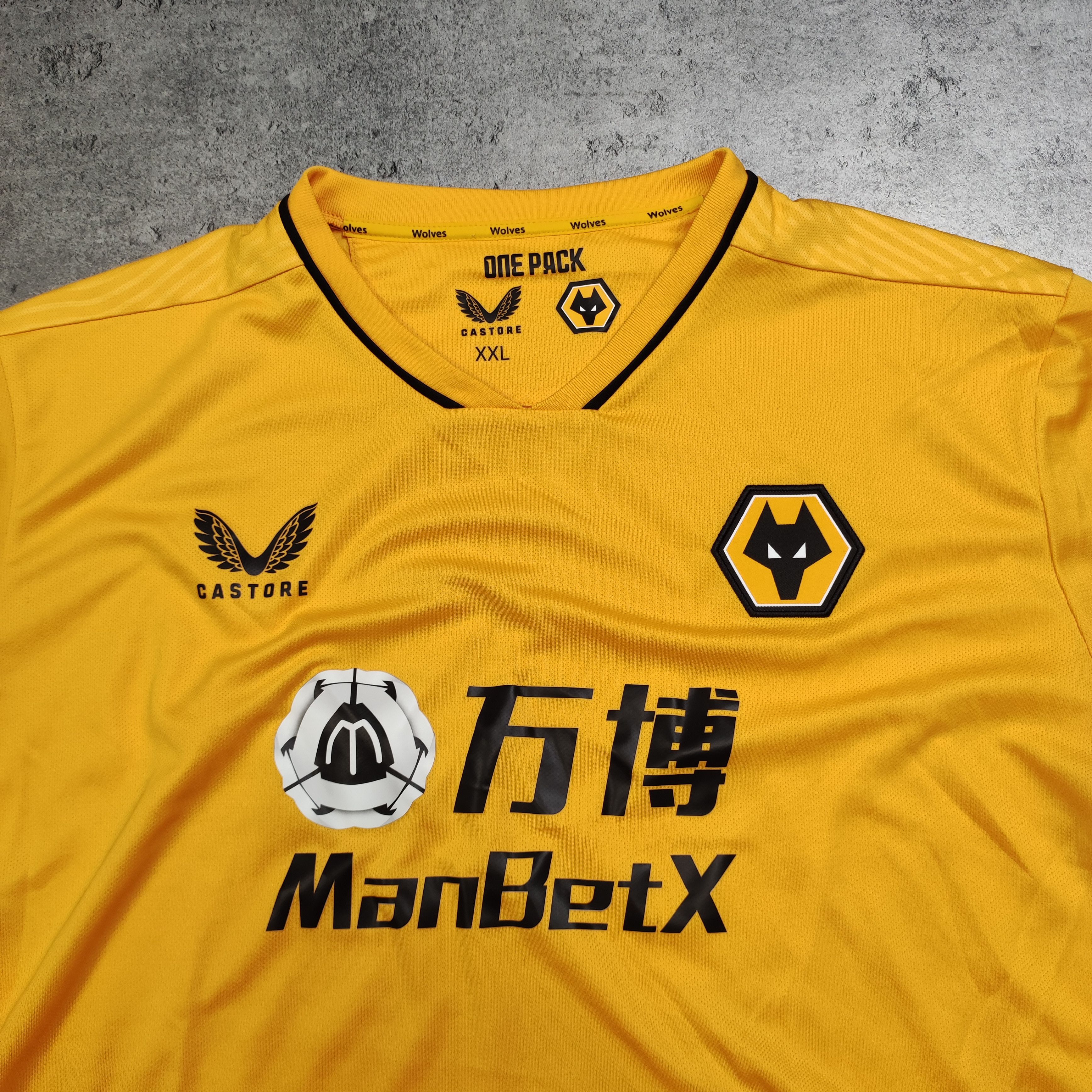 Other RARE Castore x Football Soccer Wolverhampton Home Jersey Size US XXL / EU 58 / 5 - 4 Thumbnail