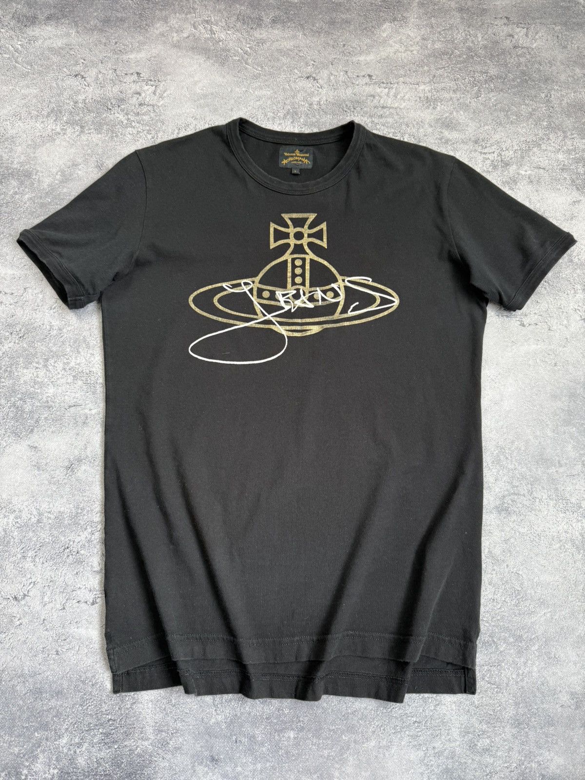 Vivienne Westwood Vintage Vivienne Westwood Anglomania Big Logo T-Shirt Size US L / EU 52-54 / 3 - 2 Thumbnail