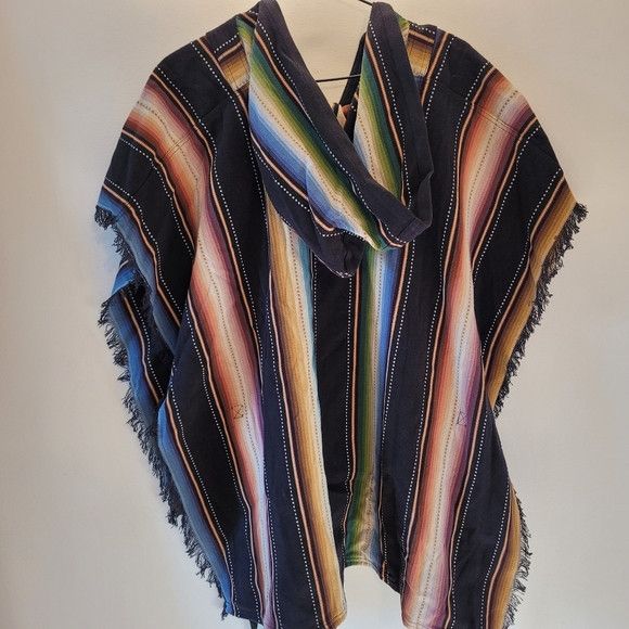 Free People Jen's Pirate Booty X Free People Fringe Poncho - One Size Size ONE SIZE - 5 Thumbnail