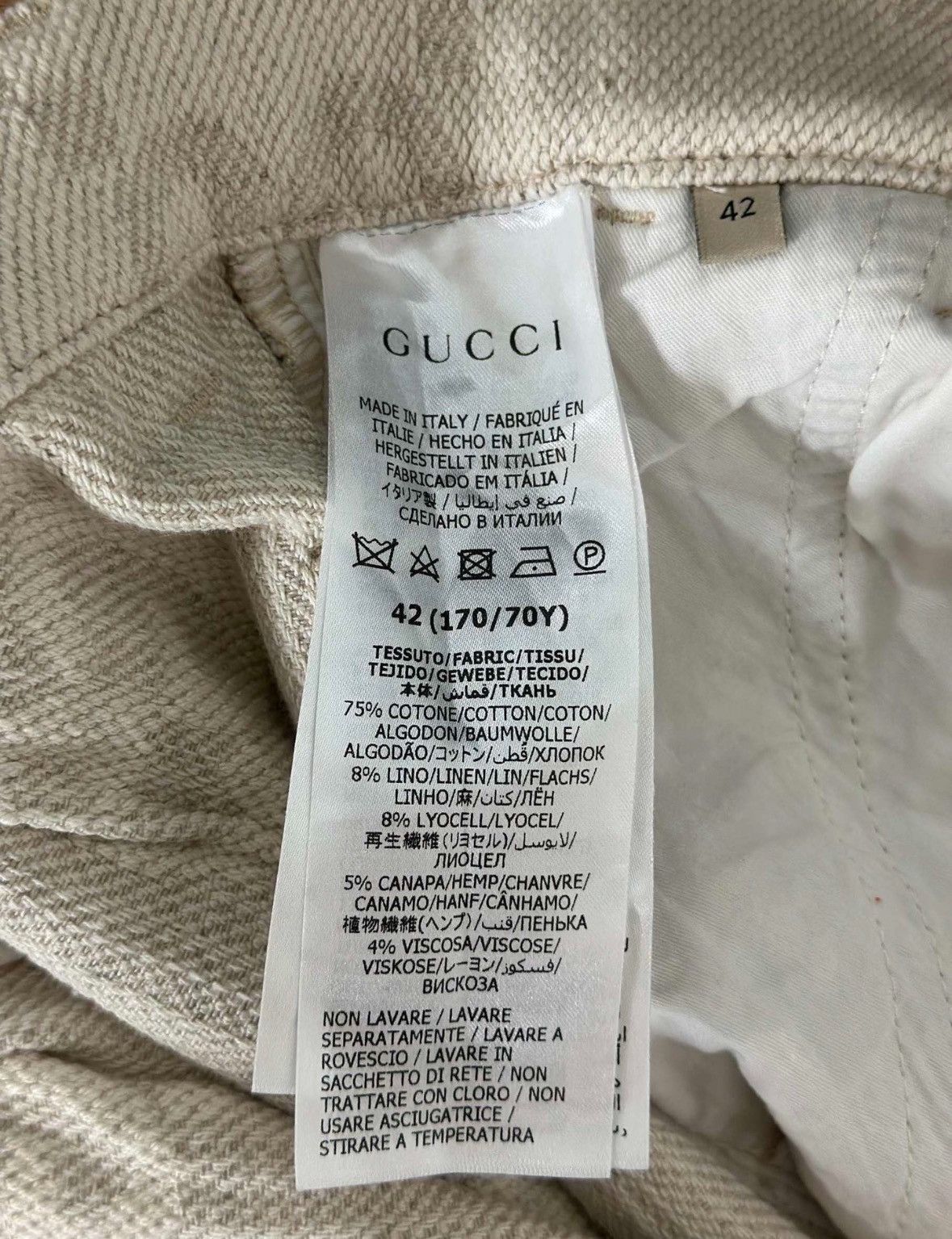 Gucci Gucci full-print denim shorts 2501-Nextarrow Size US 26 / EU 42 - 5 Thumbnail