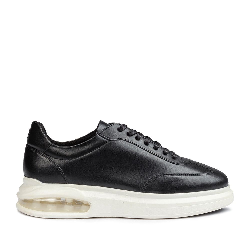 Leather Titan Black White Leather Sneakers Size US 9 / EU 42 - 2 Thumbnail