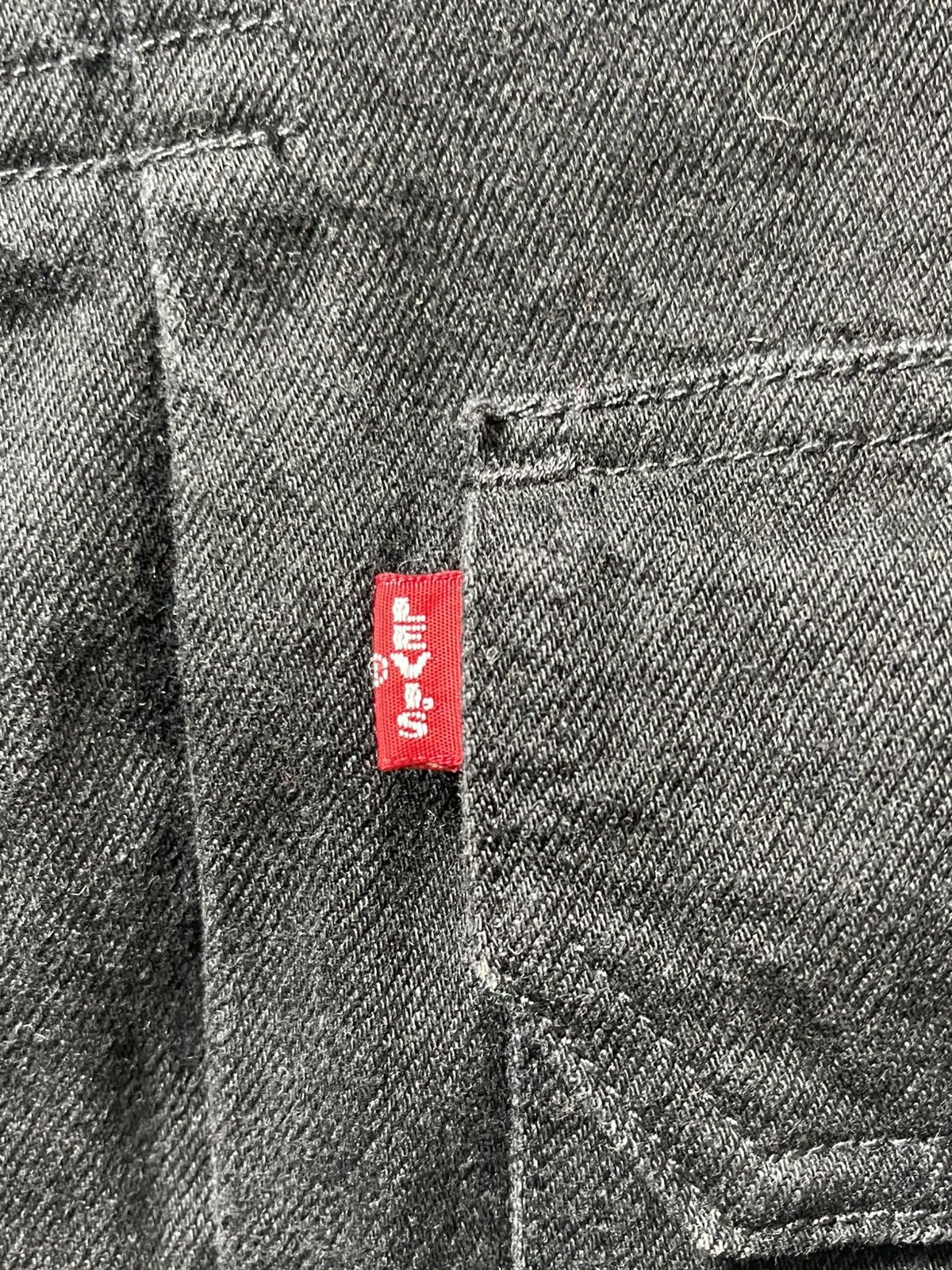 DENIM TEARS × Levi's Denim Tears x Levis Type 2 Wreath Black Denim Trucker Jacket Size US XL / EU 56 / 4 - 3 Thumbnail