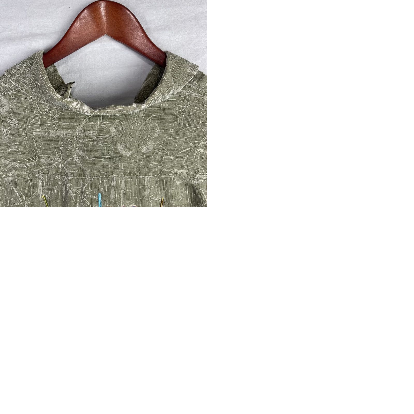 Tommy Bahama Tommy Bahama Shirt Mens 2XL Khaki Floral Hawaiian Silk Casual Shirt Casual Wear Mens 2XL Size US XXL / EU 58 / 5 - 10 Thumbnail