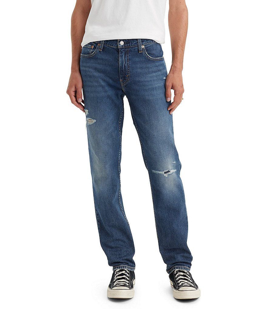Levi's Levi's 511 Slim-Fit Straight-Leg Distressed Jeans Size US 30 / EU 46 - 6 Thumbnail