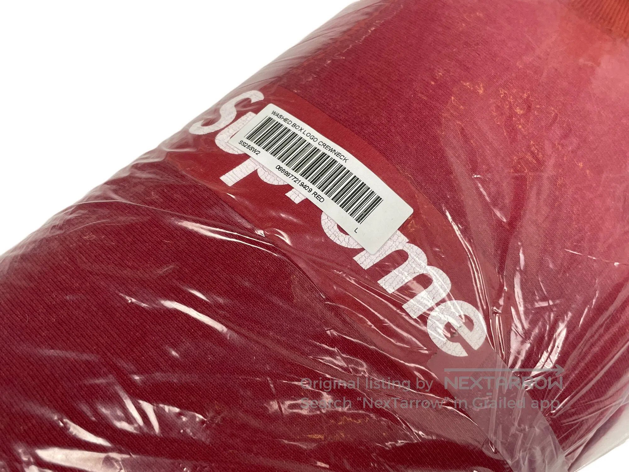 Supreme SUPREME Red Washed Distressed Hoodie Size US L / EU 52-54 / 3 - 3 Thumbnail