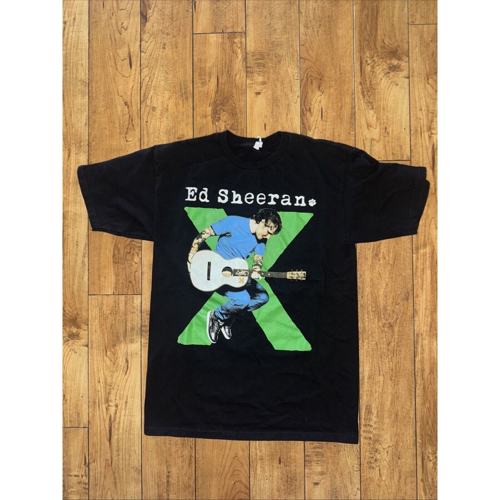 Band Tees × Vintage Ed Sheeran 2015 Tour T-Shirt Black M 18x27.5 Size US M / EU 48-50 / 2 - 1 Thumbnail
