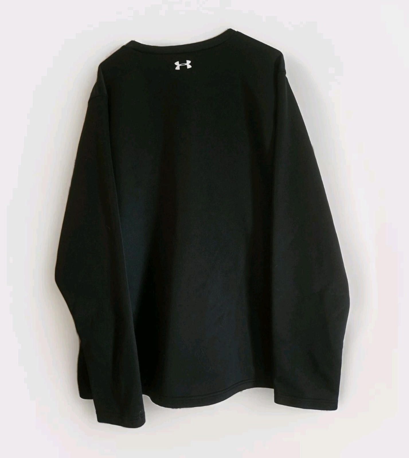 Under Armour Under Armour Shirt Mens XL Black Long Sleeve Top Logo Size US XL / EU 56 / 4 - 2 Thumbnail