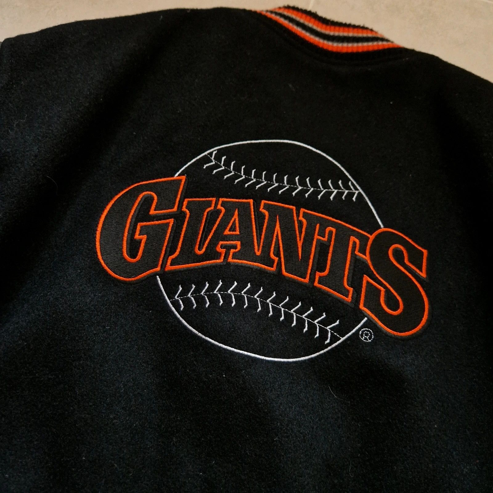 MLB san francisco giants mlb varsity leather jacket college Size US M / EU 48-50 / 2 - 7 Thumbnail