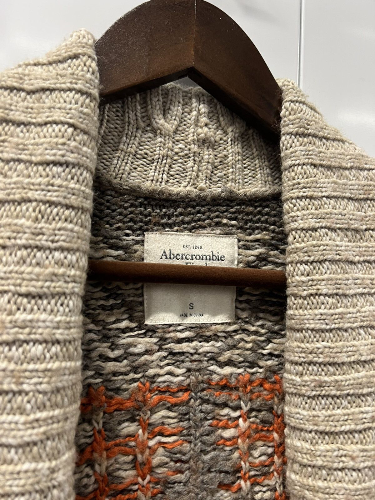 Vintage Y2K 2000's VTG Vintage Abercrombie & Fitch Cardigan Sweater Size S / US 4 / IT 40 - 10 Thumbnail