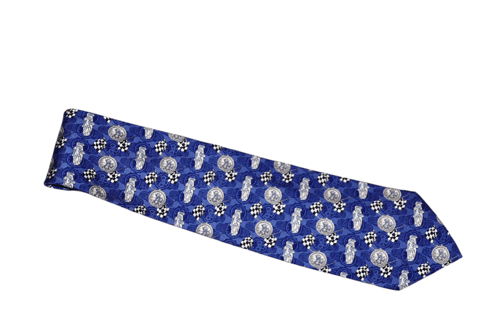 Chopard Chopard Geneve Racing Design Silk Tie Size ONE SIZE - 10 Thumbnail