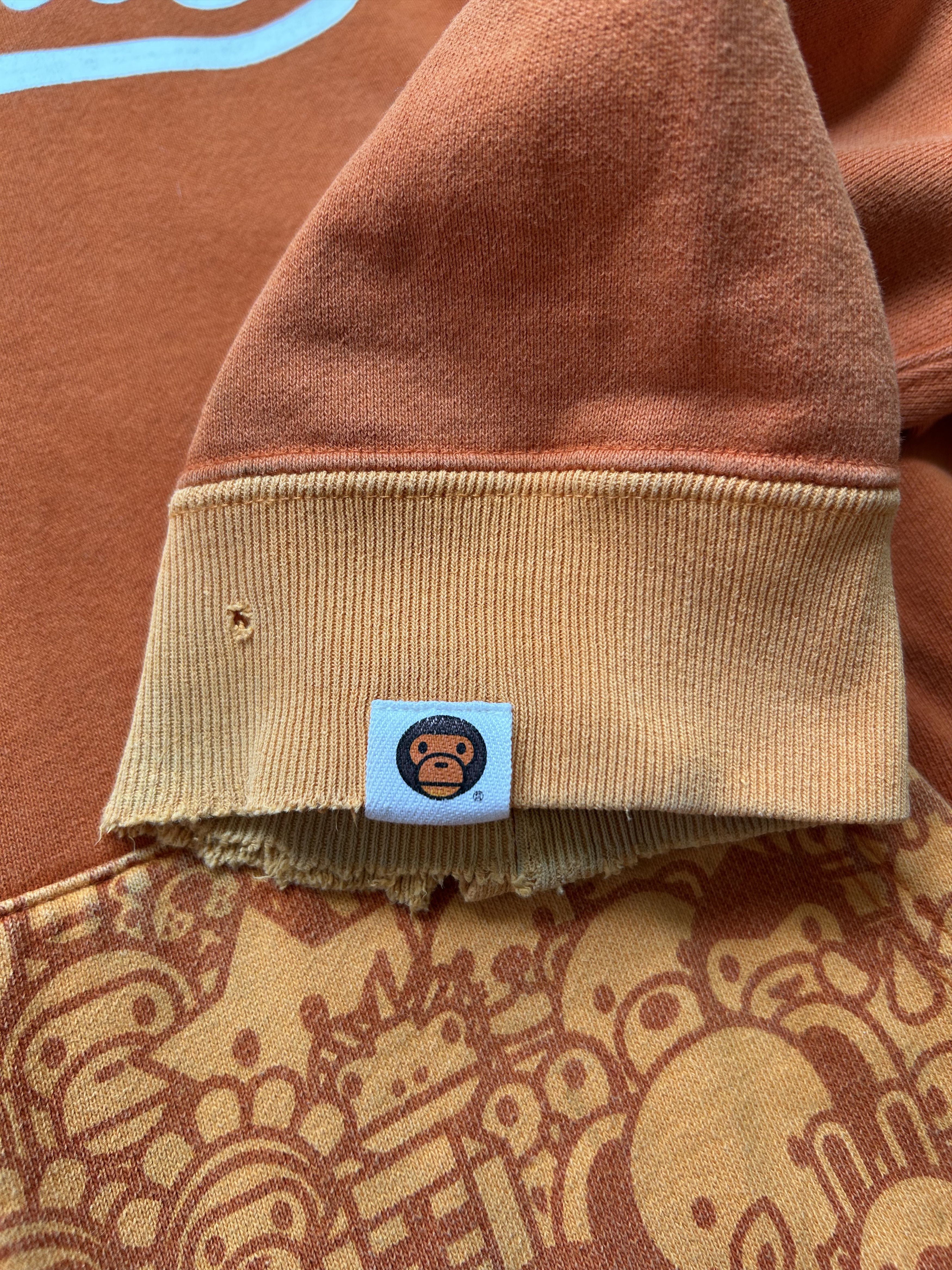 Bape BAPE Orange Animal Safari Milo Full Zip Hoodie Size US M / EU 48-50 / 2 - 5 Thumbnail