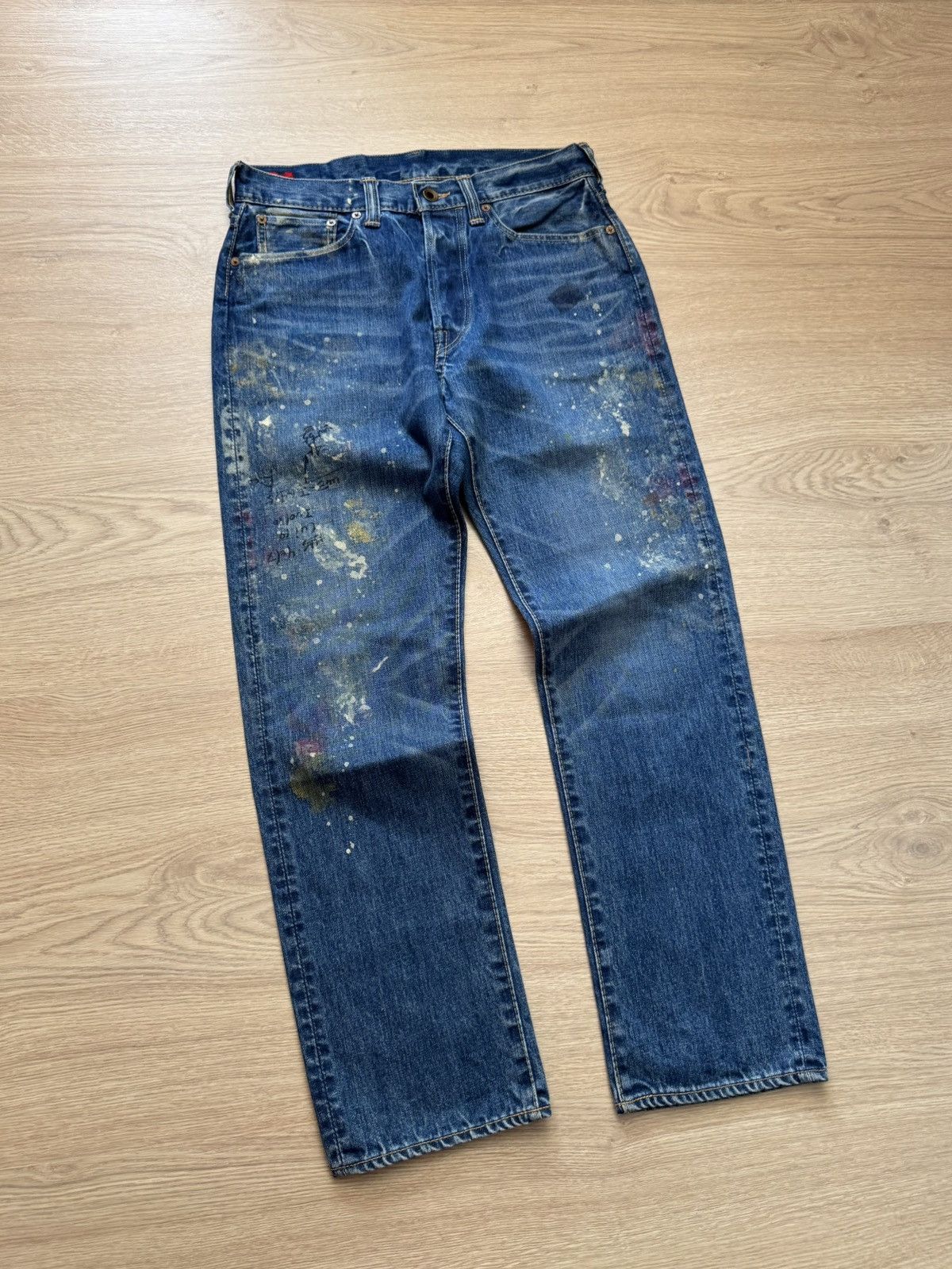 BRU NA BOINNE Rare Vintage BRU NA BOINNE Made In Japan Blue Jeans Pants Size US 28 / EU 44 - 1 Thumbnail