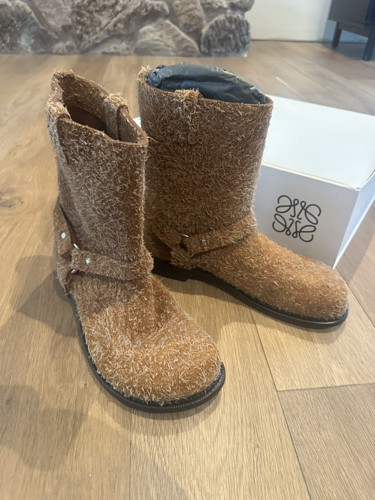 Loewe Loewe mens campo biker boots Size US 10 / EU 43 - 4 Thumbnail