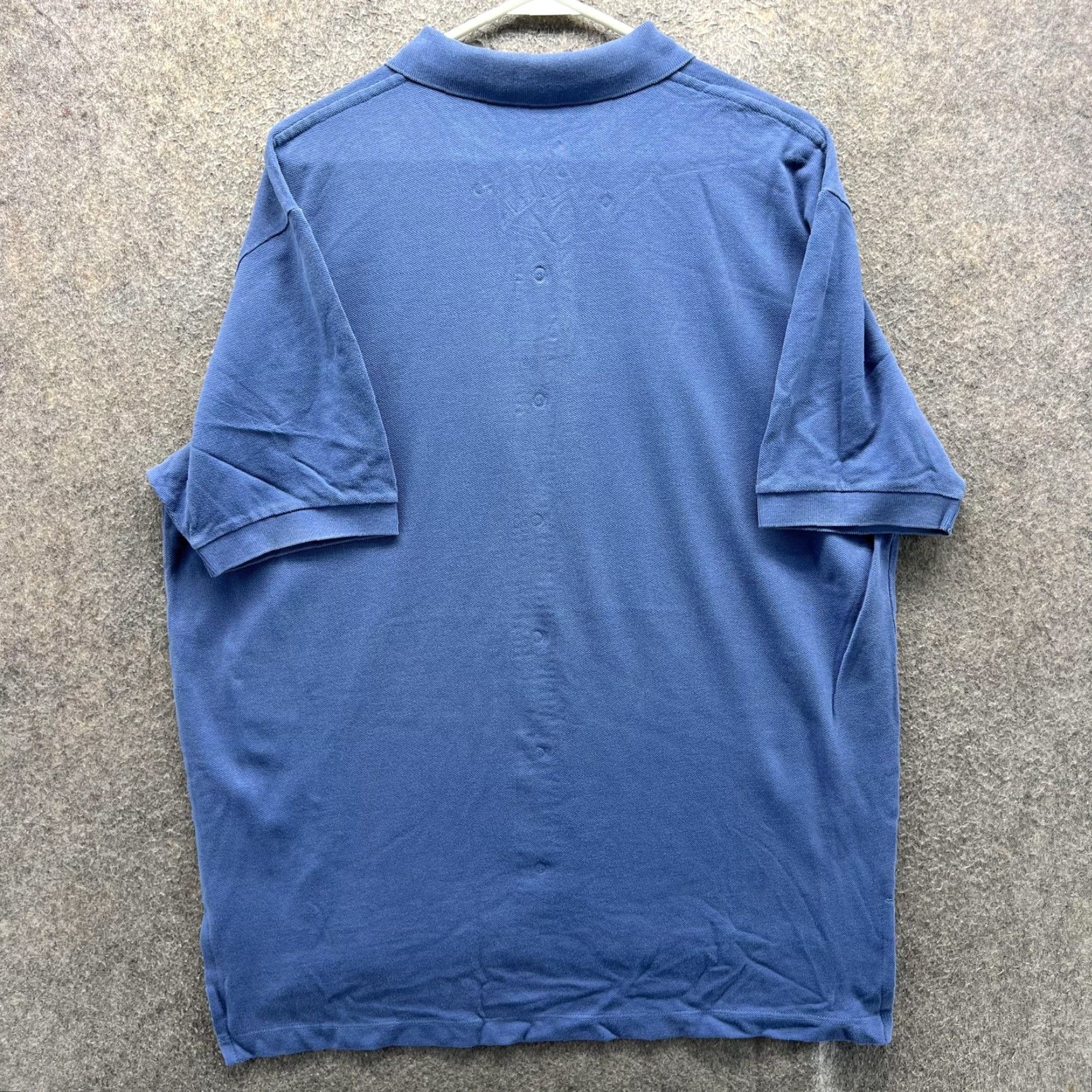 Polo Ralph Lauren VINTAGE Polo Ralph Lauren Polo Shirt Men L Blue Solid Pony Pique Short Sleeve Casual Size US L / EU 52-54 / 3 - 2 Thumbnail