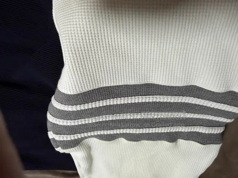 Thom Browne Thom Browne size 2 Waffle Four Stripe Sweatpants Size US 28 / EU 44 - 2 Thumbnail