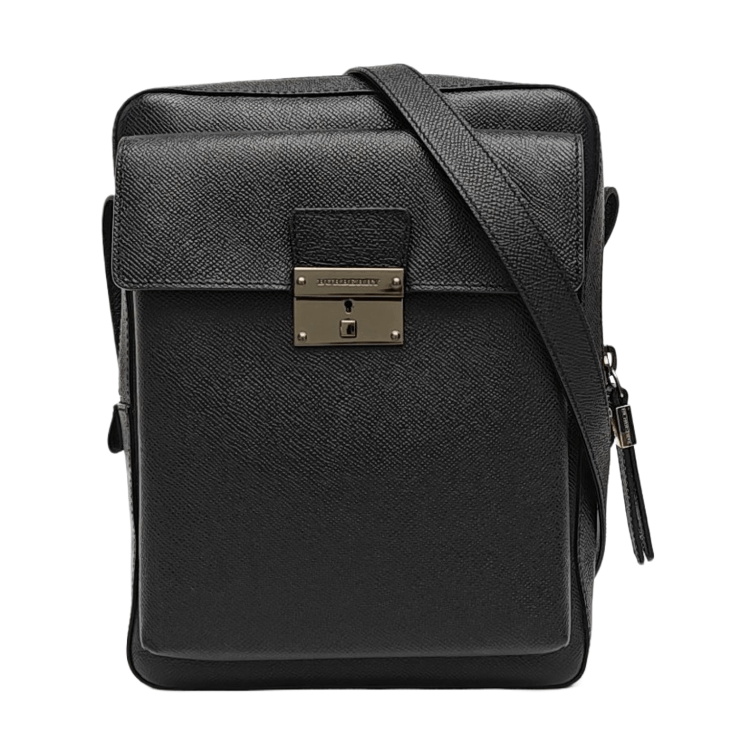 Burberry Leather Camera Bag One Size in Black, Men's