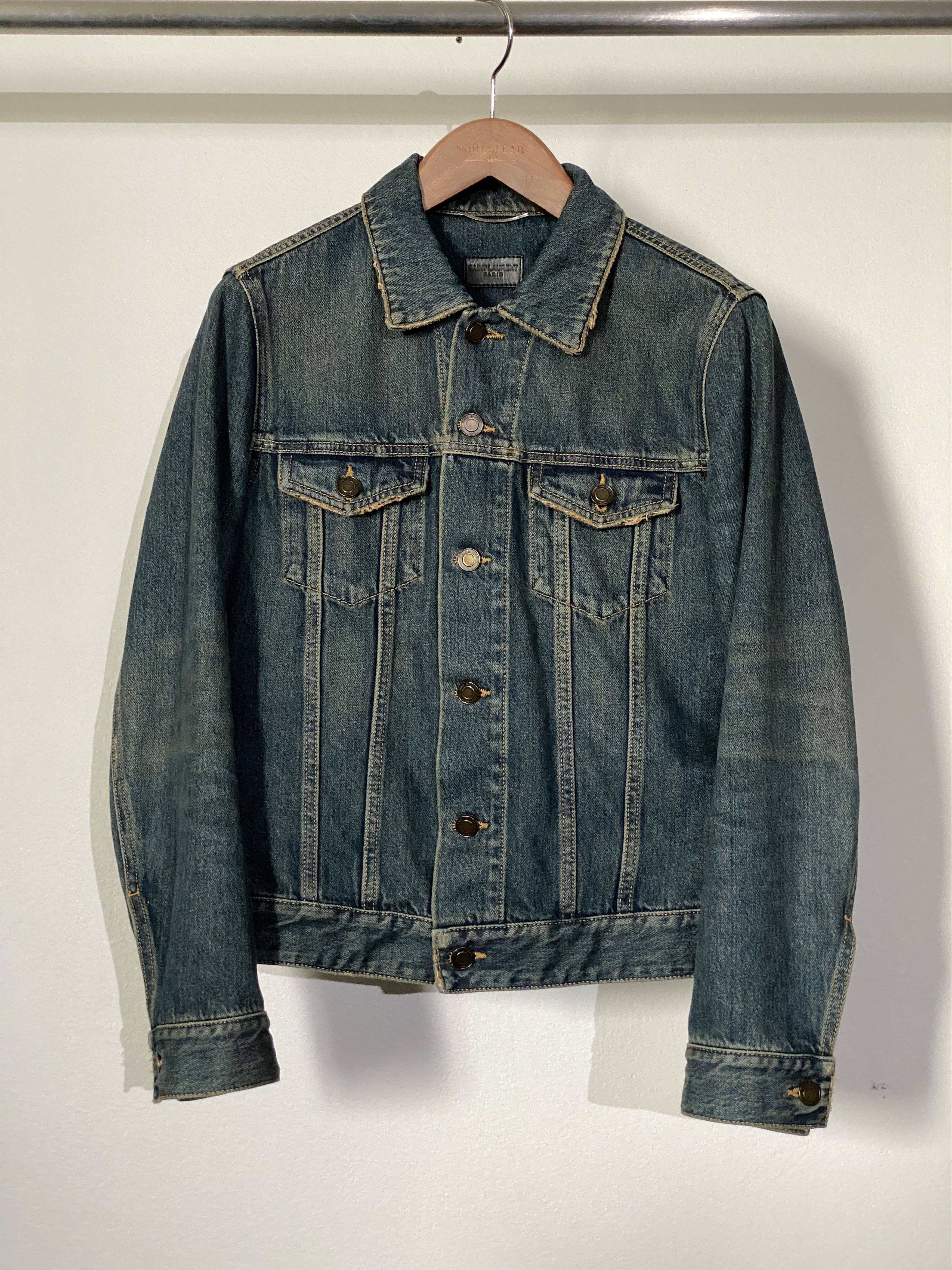 SS16 Hedi Slimane Denim Trucker Jacket