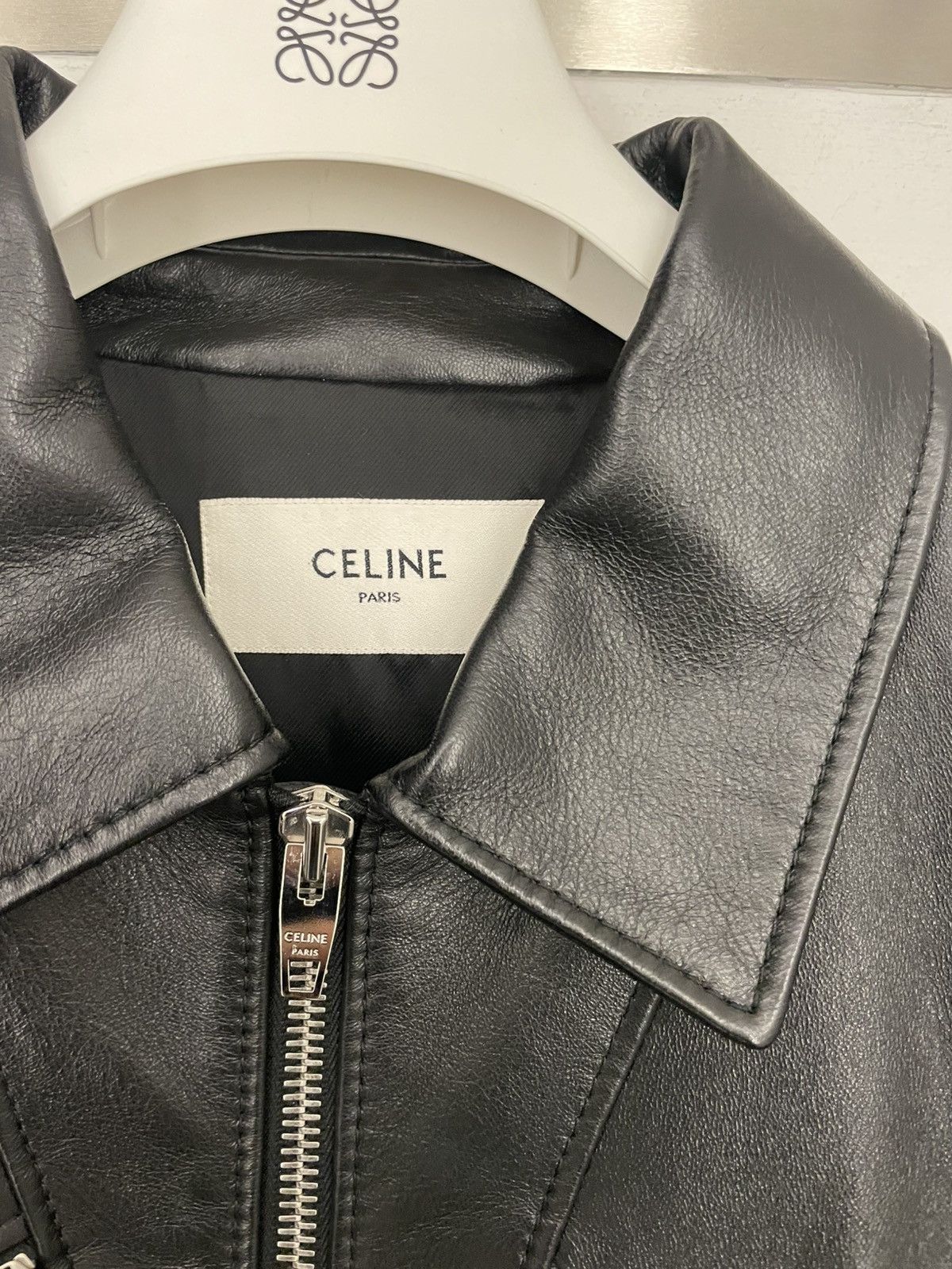 Celine straight blouson jacket in soft lambskin Size US L / EU 52-54 / 3 - 2 Thumbnail