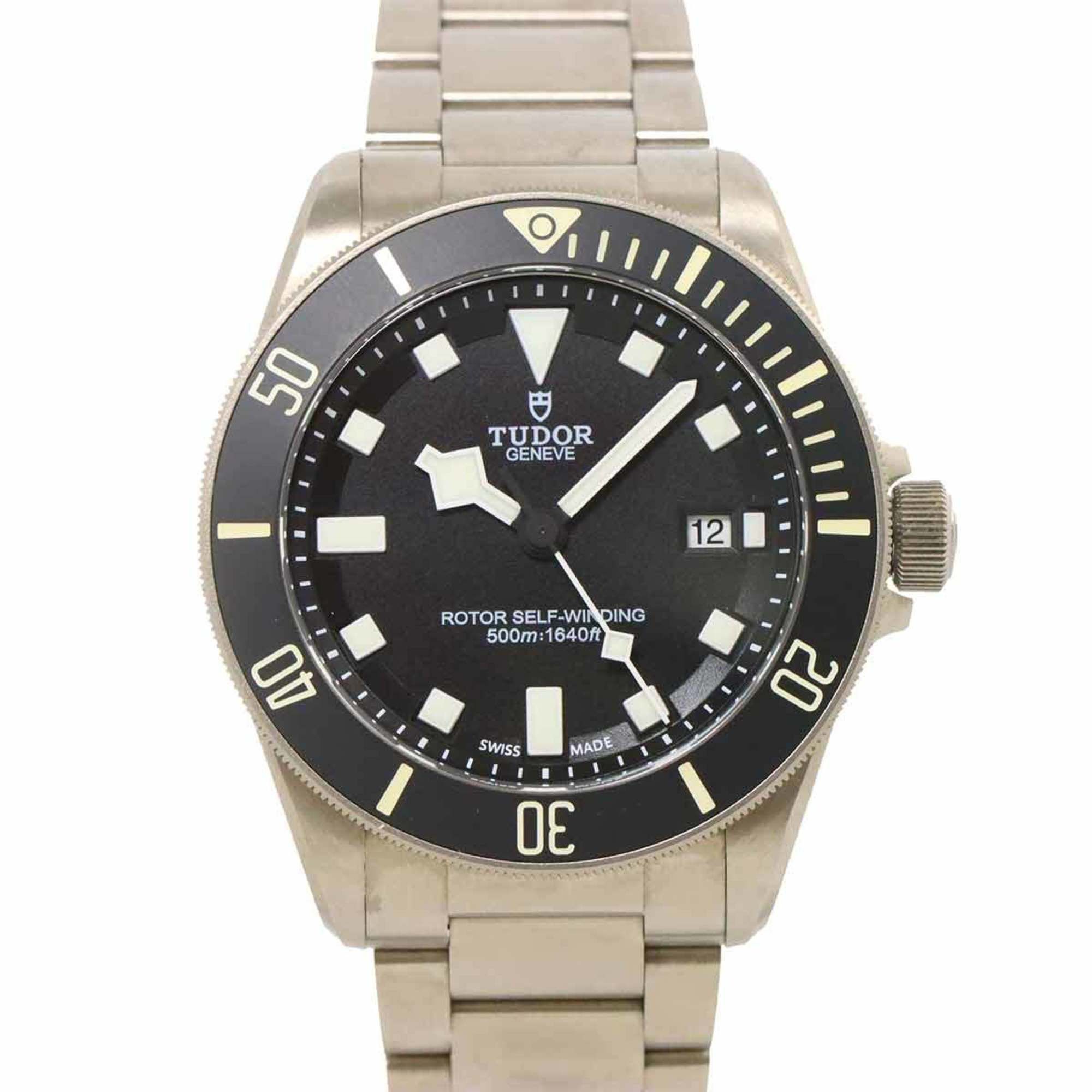 Tudor Pelagos 25500Tn Men's Watch Date Black Automatic Self-Winding